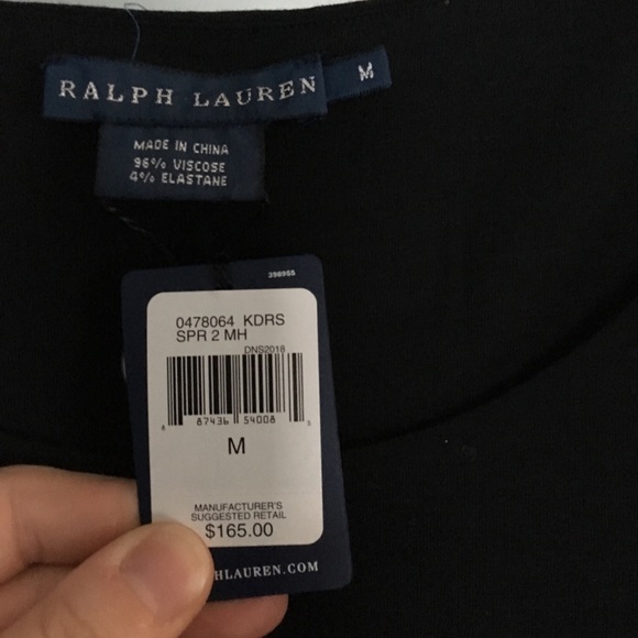 Ralph Lauren Blue Label Ruched Mini Dress - Picture 3 of 3